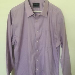 Nordstrom Trim Fit Purple Dress Shirt